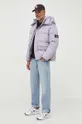 Μπουφάν Calvin Klein Jeans μωβ