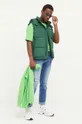 Páperová vesta Tommy Jeans zelená