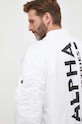 Bomber bunda Alpha Industries MA-1 ZH Back Print 128113.92 bílá