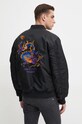 Alpha Industries kurtka bomber MA-1 Dragon EMB bez kaptura czarny 138103.03