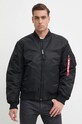 Odzież Alpha Industries kurtka bomber MA-1 Dragon EMB 138103.03 czarny