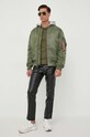 Bomber bunda Alpha Industries MA-1 ZH Back EMB 138105.01 zelená AW23