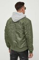Ρούχα Μπουφάν bomber Alpha Industries MA-1 ZH Back EMB 138105.01 πράσινο