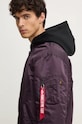 Alpha Industries geaca bomber MA-1 ZH Back EMB 138105.697 violet