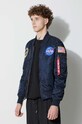 Bomber bunda Alpha Industries MA-1 VF NASA námořnická modř 166107.07