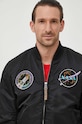 Bunda Alpha Industries MA-1 VF NASA čierna 166107.212