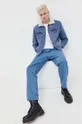 Jeans jakna Hollister Co. modra
