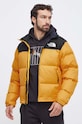 Пухено яке The North Face жълт NF0A3C8DZU31