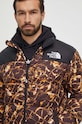 Μπουφάν με επένδυση από πούπουλα The North Face Lhotse Jacket NF0A3Y23OS31 καφέ