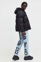 Пухова куртка GCDS FW23M170201 чорний AW23