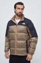 The North Face piumino NF0A7ZFRKOM1 marrone AW23