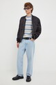 Μπουφάν bomber Les Deux LDM610101 μαύρο AW23