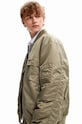 Ρούχα Μπουφάν bomber Desigual 23WMEW02 πράσινο