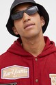 Karl Kani jacheta bomber din amestec de lana rosu 6075237