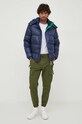 Péřová bunda La Martina WMO021 námořnická modř AW23