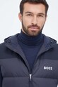BOSS Green bezrękawnik puchowy BOSS GREEN 50497645 granatowy AW23