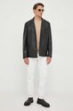 Μπουφάν Sisley 2NHCSW01D.100 μαύρο AW23