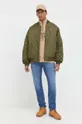 Куртка-бомбер Tommy Jeans зелений