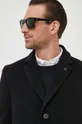 Μάλλινο παλτό Karl Lagerfeld Ανδρικά