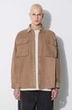 Taikan geacă Shirt Jacket Corduroy maro TK0002.DNECRD