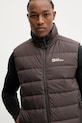 Jack Wolfskin bezrękawnik sportowy puchowy Ather brązowy 1207691