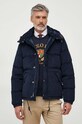 Polo Ralph Lauren kurtka sztruksowa puchowa granatowy 710920445