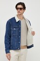 Rifľová bunda Calvin Klein Jeans J30J323905 modrá