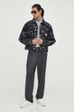 Calvin Klein Jeans kurtka jeansowa J30J324737 czarny AW23