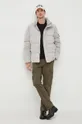 Calvin Klein Jeans kurtka sztruksowa szary