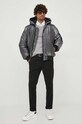 Jakna Calvin Klein Jeans J30J324079 srebrna AW23