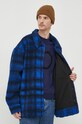 Košulja-jakna Calvin Klein Jeans plava J30J324312
