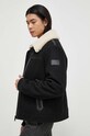 The Kooples kurtka wełniana czarny HBLO27034K