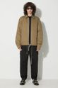 Bavlněná bunda Rick Owens DU02C5783.TW zelená AW23