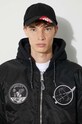 Alpha Industries bomber jacket MA-1 VF Hood Dark Side 108108.285 black