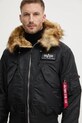 Alpha Industries jacket 45P Hooded Custom black 113145.285