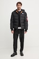 Яке Alpha Industries Hooded Puffer Alpha FD 118113.03 черен AW24