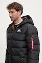Яке Alpha Industries Hooded Puffer Alpha FD 118113.03 черен