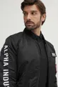 czarny Alpha Industries kurtka bomber MA-1 D-Tec SE