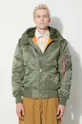 green Alpha Industries jacket MA-1 Hooded Men’s