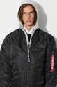 Alpha Industries bomber dzseki MA-1 D-Tec 183110.03 fekete