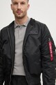 Alpha Industries rövid kabát MA-1 D-Tec fekete 183110.515