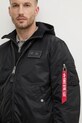 Alpha Industries rövid kabát MA-1 D-Tec 183110.515 fekete