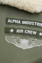 Alpha Industries rövid kabát Injector III Air Force 198113.01 zöld