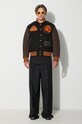 Billionaire Boys Club bomber jacket TROPICAL VARSITY JACKET B23301 black AW23