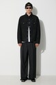 Jakna s dodatkom vune Billionaire Boys Club OUTDOORSMAN OVERSHIRT B23321 crna AW23
