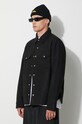Jakna s dodatkom vune Billionaire Boys Club OUTDOORSMAN OVERSHIRT crna B23321