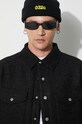 Jakna s dodatkom vune Billionaire Boys Club OUTDOORSMAN OVERSHIRT B23321 crna
