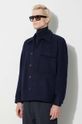 Vunena jakna Universal Works Cruiser Jacket mornarsko plava 29110