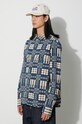 Corridor geacă cu aspect de cămașă Lancaster Jacket bleumarin JKT0016