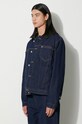 Одежда Джинсовая куртка Drôle de Monsieur La Veste Jean Brut C.JT137.CO084.NY тёмно-синий
